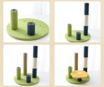Torre De Juegos De 4 Niveles Para Gatos Con Postes Rascador - Imagen 6