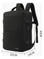 Mochila De Viaje 15.6 Gran Capacidad Y Apertura 180° - Imagen 9