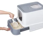 Arenero Anti-derrame Para Gatos Con Cajón Y Pala - Imagen 4