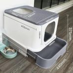 Arenero Anti-derrame Para Gatos Con Cajón Y Pala - Imagen 3