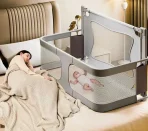 Cuna Funcional Colecho Para Bebé Plegable Con Mosquitera - Imagen 6