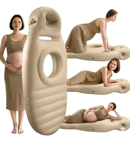 colchón inflable para embarazadas - Colchón Inflable Para Embarazadas Descanso Boca Abajo