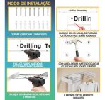 Tendedero De Ropa Retráctil De Muro 80cm Aluminio Reforzado - Imagen 9