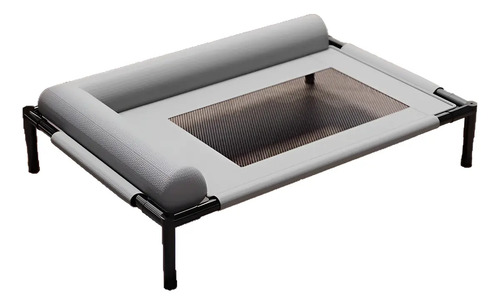 cama elevada para mascotas - Cama Elevada Para Mascotas Con Acolchado Cómodo - Talla L