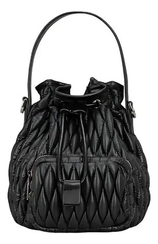 D_767331-MLC77577704968_072024-O.jpg Cartera De Hombro Break Estilo Bucket Negra - Imagen 1