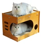 Nido Rascador Para Gatos 2 Niveles