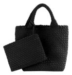 Cartera De Hombro Lines3 Estilo Tote Tejida - Imagen 9