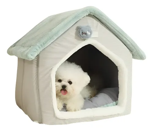 D_769692-MLC92374719047_092025-O.webp Cama Semi-cerrada Para Mascotas Estilo Casita Talla M