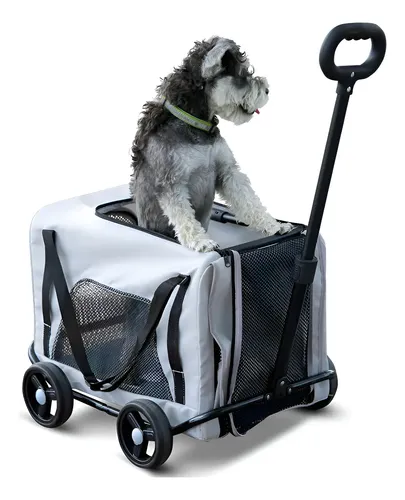 bolso carro de transporte 2 en 1 para mascotas - Bolso Carro De Transporte 2 En 1 Para Mascotas
