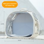 Bolso De Transporte De Mascotas Transparente - Imagen 8