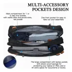 Mochila Ejecutiva Convertible 3 En 1 Bolso Elegante Laptop - Imagen 11