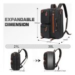 Mochila De Viaje Convertible 3 En 1 Para Viajes U Oficina - Imagen 4