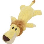 Juguete Peluche Chillón Para Perro León Y Elefante Amarillo