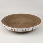 Plato Rascador De Papel Corrugado Para Gatos