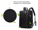 Mochila Ejecutiva 17.3 Multifuncional E Impermeable - Imagen 5