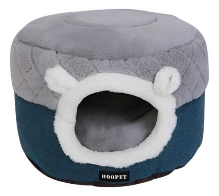 Cama Semi Cerrada Y Transformable Para Mascotas (talla M)