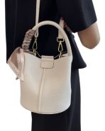 Cartera De Mano Links Estilo Bucket - Imagen 7