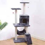 Árbol Para Gatos 4 Rascadores Con Cucha Y Hamaca - Imagen 2