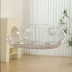 Hamaca Transparente Para Gato Adherible A Ventana - Imagen 2