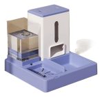 Alimentador Automático Para Mascotas Doble Propósito Morado