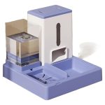 Alimentador Automático Para Mascotas Doble Propósito Morado