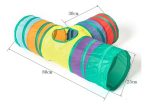 Túnel Divertido Multicolor Para Gatos Con 4 Salidas - Imagen 2