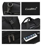 Mochila Ejecutiva 17.3 Multifuncional, Cómoda E Impermeable - Imagen 20