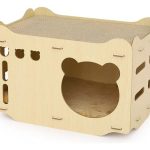 Casa Nido Para Gatos Con Tabla Rascadora