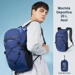 Mochila Deportiva 20 L Ligera, Plegable E Impermeable - Imagen 17