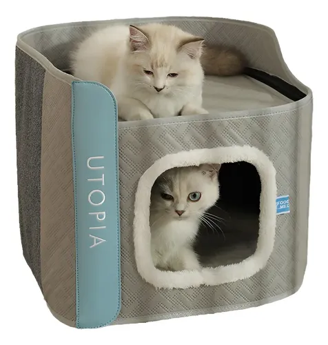 D_827941-MLC91971362346_092025-O.webp Casa Cubo Nido Para Gatos Talla S