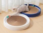 Plato Rascador Para Gatos Con Pista De Pelotas - Imagen 2