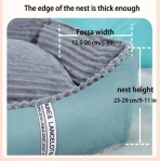 Cama Cómoda Y Suave De Perro Para Las 4 Estaciones Talla L - Imagen 4