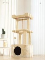 Torre Árbol De Juegos Para Gato 3 Niveles - Imagen 4