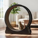 Rueda De Ejercicio Para Gatos Negra - Imagen 2