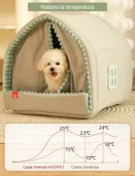 Cama Invernal Cerrada De Interior Perros Pequeños Talla S - Imagen 3