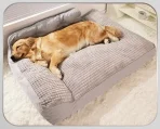 Cama Para Perro Sueño Profundo Estilo Sofá Talla L - Imagen 2