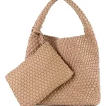 cartera de hombro estilo hobo tejida - Cartera De Hombro Lines4 Estilo Hobo Tejida