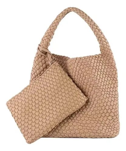 cartera de hombro estilo hobo tejida - Cartera De Hombro Lines4 Estilo Hobo Tejida