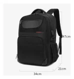 Mochila Ejecutiva 17'' Con Salida Usb (negro) - Imagen 7