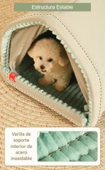 Cama Invernal Cerrada De Interior Perros Pequeños Talla S - Imagen 4