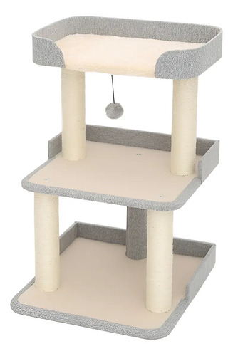 D_855212-MLC92296699398_092025-O.jpg Torre Árbol De Juegos Para Gatos De 3 Plataformas - Imagen 1