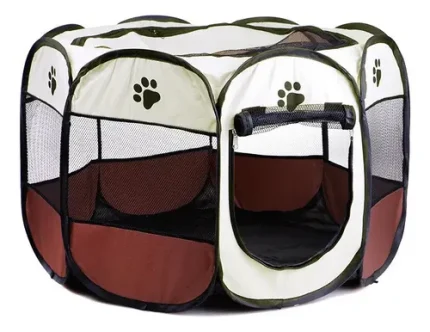 Corral Plegable Y Portátil Para Mascotas Talla M
