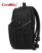 Mochila Ejecutiva 17'' Con Salida Usb (negro) - Imagen 10