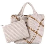 Cartera De Hombro Viva Estilo Tote Tejida