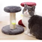 Pedestal Rascador Para Gatos Con Colgantes Para Divertirse - Imagen 2