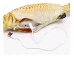 Juguete Pez Eléctrico De Peluche Para Gatos Carga Usb - Imagen 6