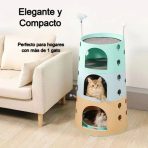 Torre Nido De 4 Niveles Para Gatos - Imagen 2