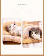 Cama Para Gatos Cerrada Tipo Refugio Suave Anti-estrés - M - Imagen 3