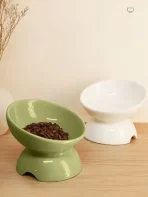 Bowl De Cerámica Para Mascotas Inclinado - Imagen 3