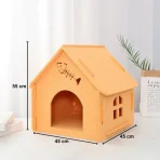 Casa De Fieltro Para Gatos - Imagen 5